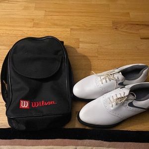 Dexter Golf Shoes in Wilson Shoe Bag - 9 womens